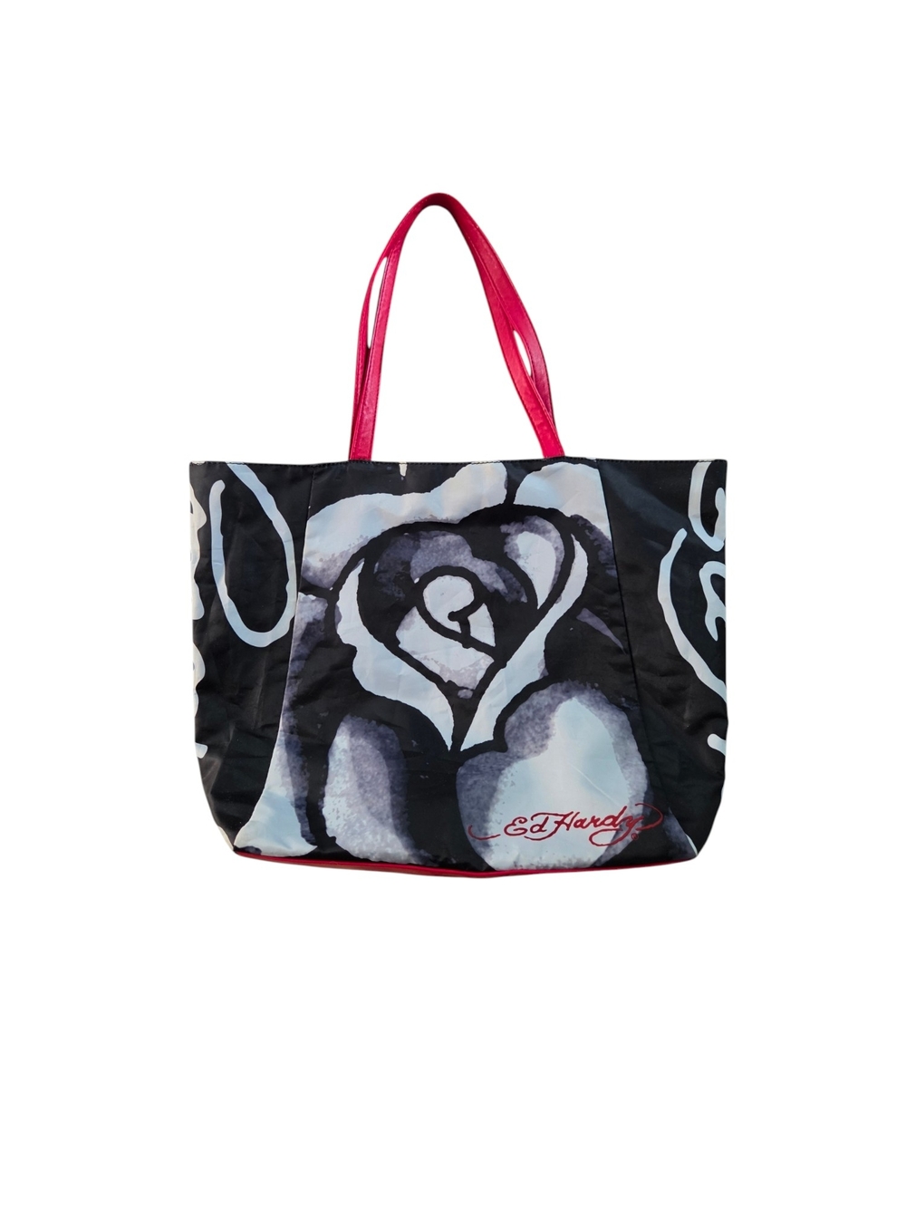 Ed Hardy | Rose Print Nylon Tote Bag 🥀